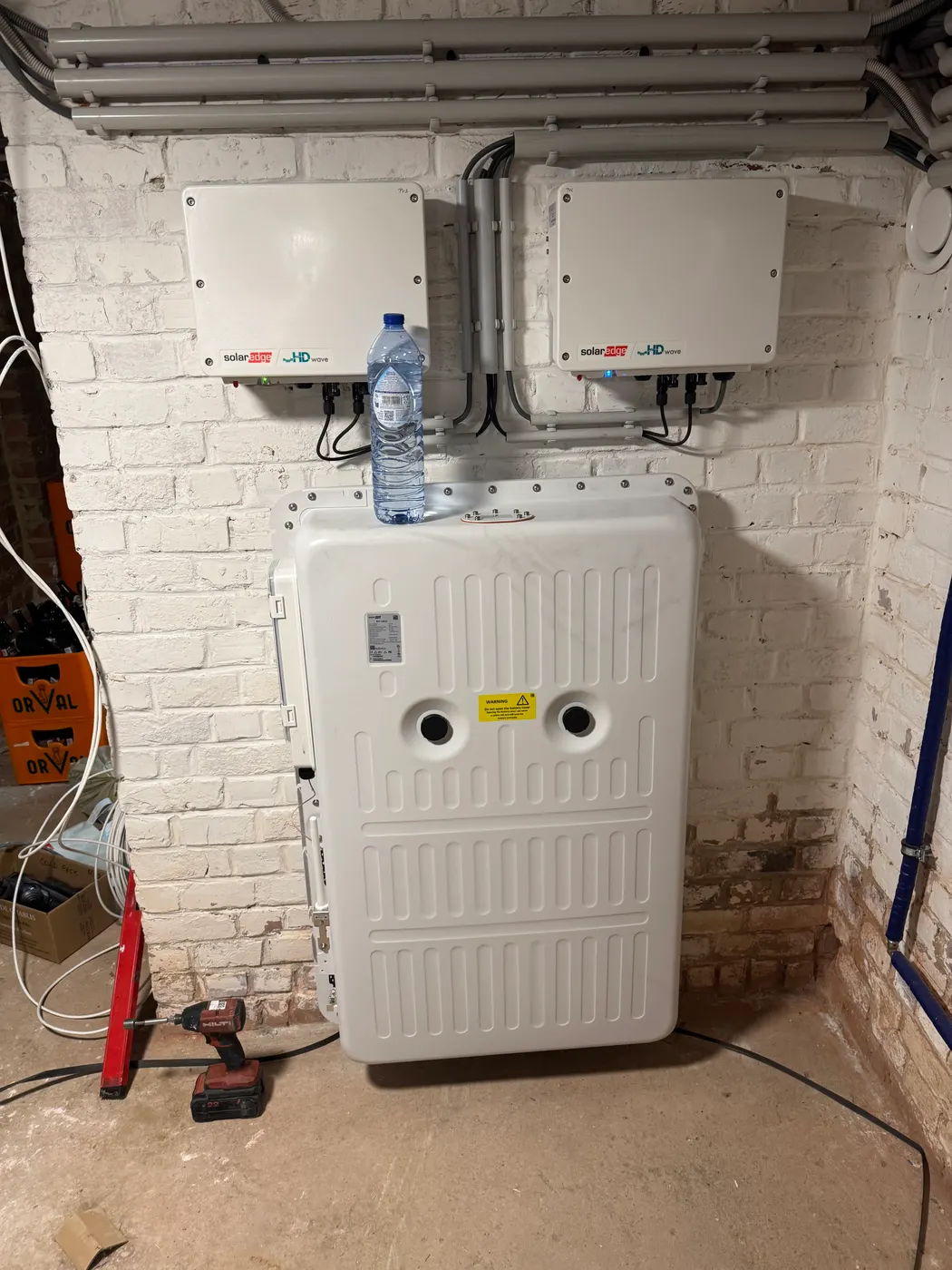 Batteries & onduleurs — réalisation Thermo Confort Solution en Wallonie