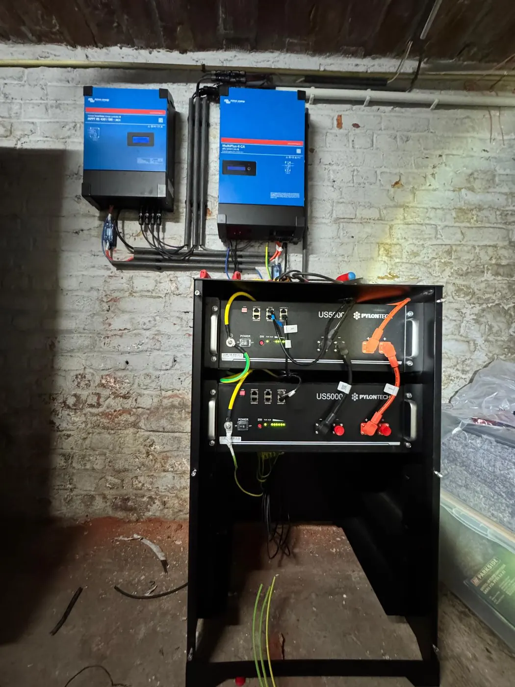 Batteries & onduleurs — réalisation Thermo Confort Solution en Wallonie