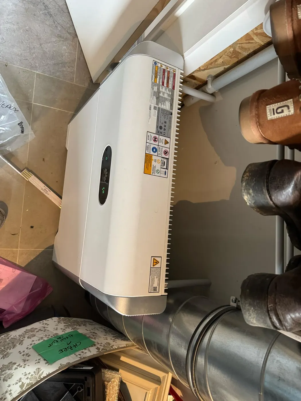 Batteries & onduleurs — réalisation Thermo Confort Solution en Wallonie