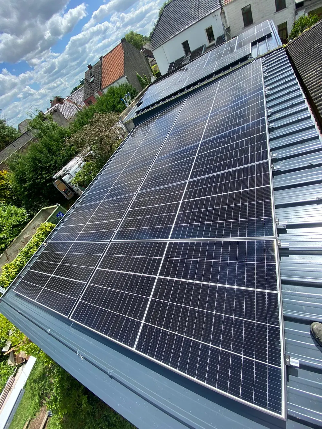 Panneaux photovoltaïques — réalisation Thermo Confort Solution en Wallonie