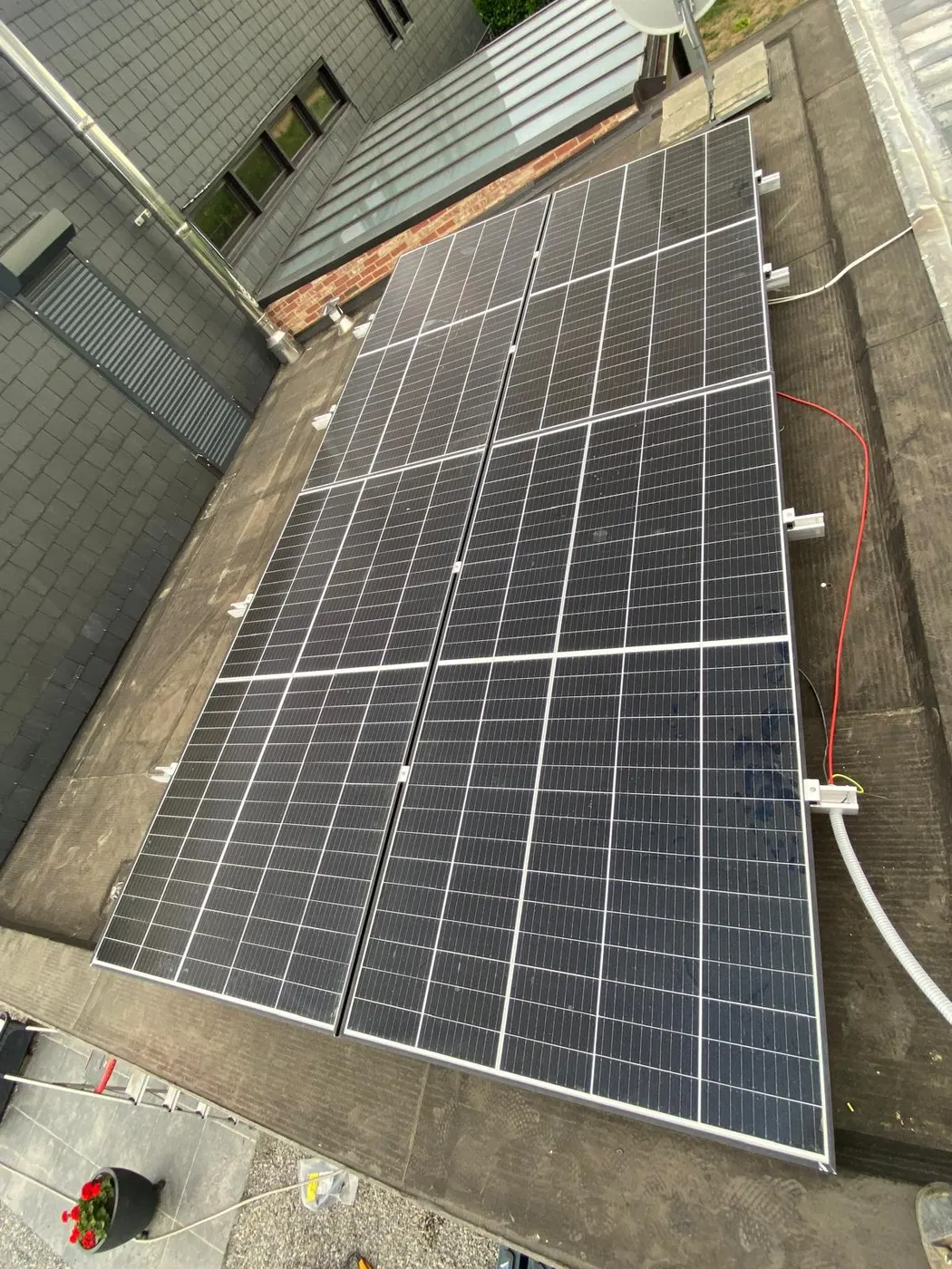 Panneaux photovoltaïques — réalisation Thermo Confort Solution en Wallonie